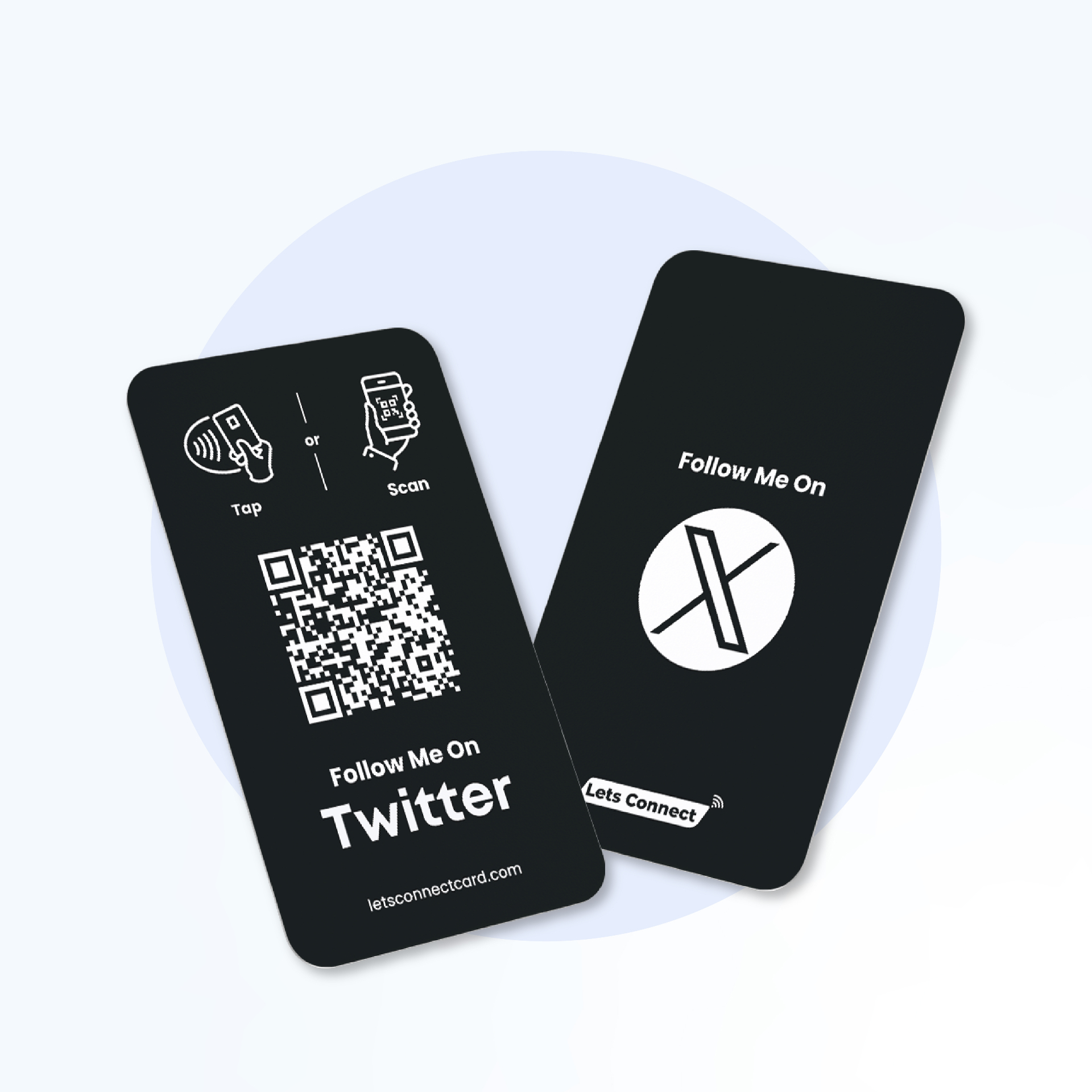Twitter/X tap-to-follow NFC card
