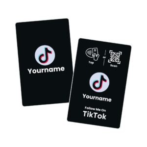 TikTok Online Business Card Pro with NFC & QR Code