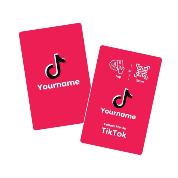 TikTok Online Business Card Pro with NFC & QR Code - Image 4