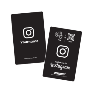 Instagram Online Business Card Pro with NFC & QR Code