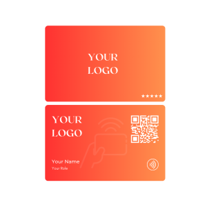 Pet Clinic NFC Business Card with Web Page