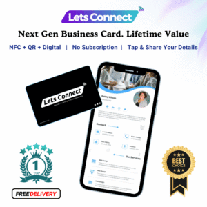 NFC Online Business Card Pro with NFC & QR Code