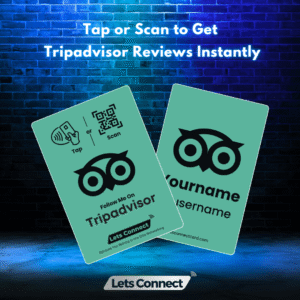 Tripadvisor Online Business Card Pro with NFC & QR Code