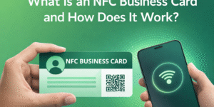 NFC vs QR Codes comparison for UK businesses in 2026 showing contactless NFC and QR code scanning technology